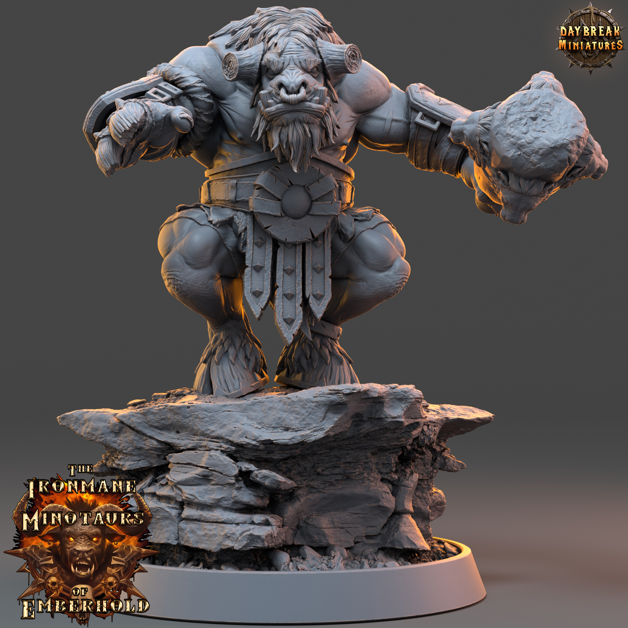 Draknar Bonecrusher - The Ironmane Minotaurs of Emberhold